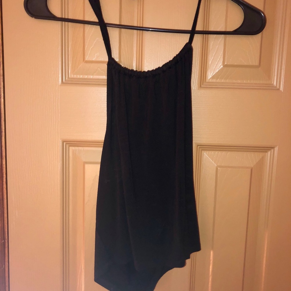 Black crop top